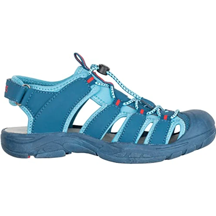TROLLKIDS Kvalvika Kinder Outdoorsandale Zehenschutz, Schnelltrocknende robuste Sportsandale - Blau – Bild 2