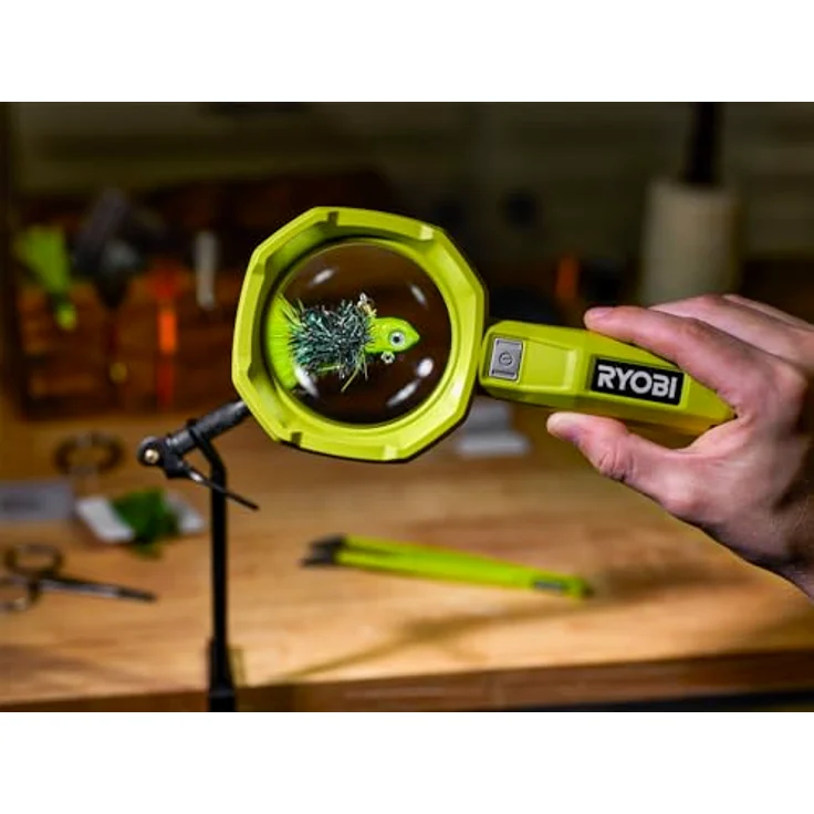 Ryobi RML4-0, 4 V USB-Lithium Akku-Lupenleuchte mit 2 Intensitäten (60/200 Lumen), 3-fache Vergrößerung, ohne Akku und Ladegerät – Bild 5