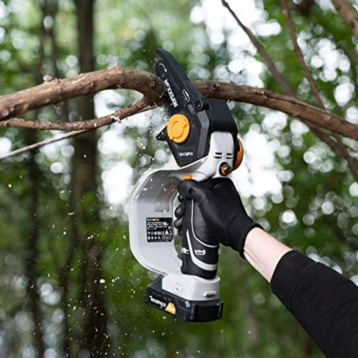 Batavia Nexxsaw (V3.1) 18V Akku-Einhand-Kettensäge 6" mit rotierendem Sägekopf und Ölpumpe, ohne Akku, ideal für präzise Beschneidearbeiten – Bild 6