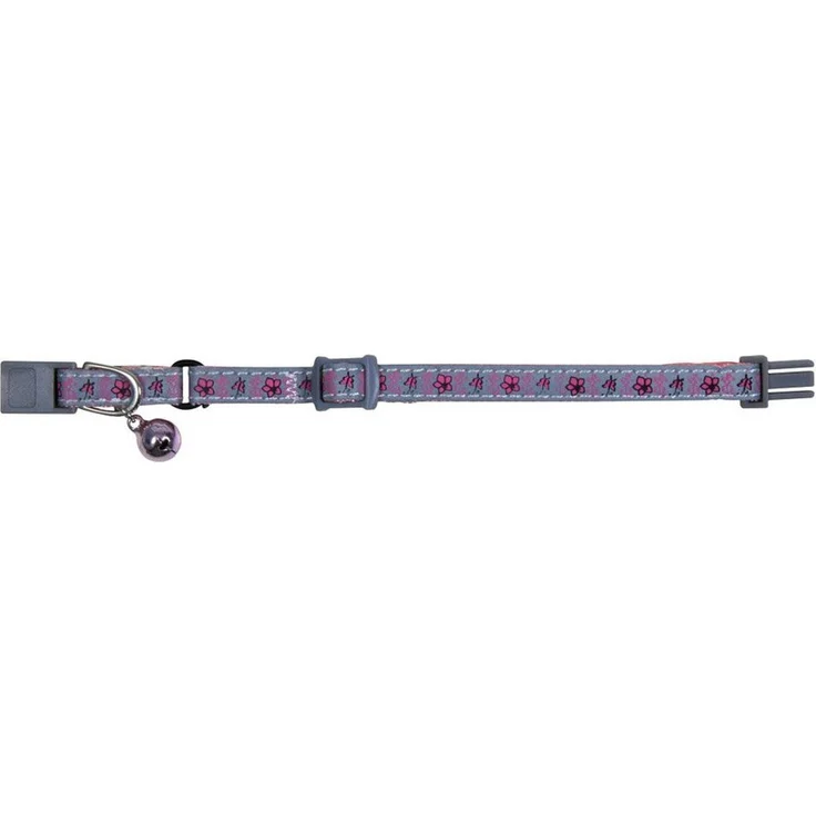 TRIXIE Katzen-Halsband Junior Halsband, reflektierendes Motivband, Nylon, diverse Farben – Bild 1