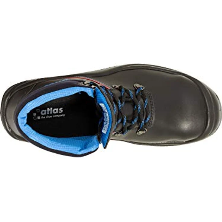 "Atlas Schuhe Anatomic Bau 500 Arbeitsschuh, Stahlkappe, Öl- und säurebeständig, Weite 10, schwarz" – Bild 5
