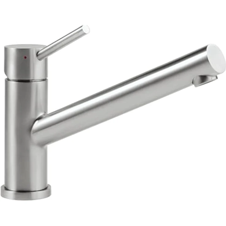 Villeroy & Boch Como Einhand-Spültischbatterie Hochdruck, Edelstahl massiv, 360° Schwenkbereich, 15,3 l/Min Durchflussmenge – Bild 1
