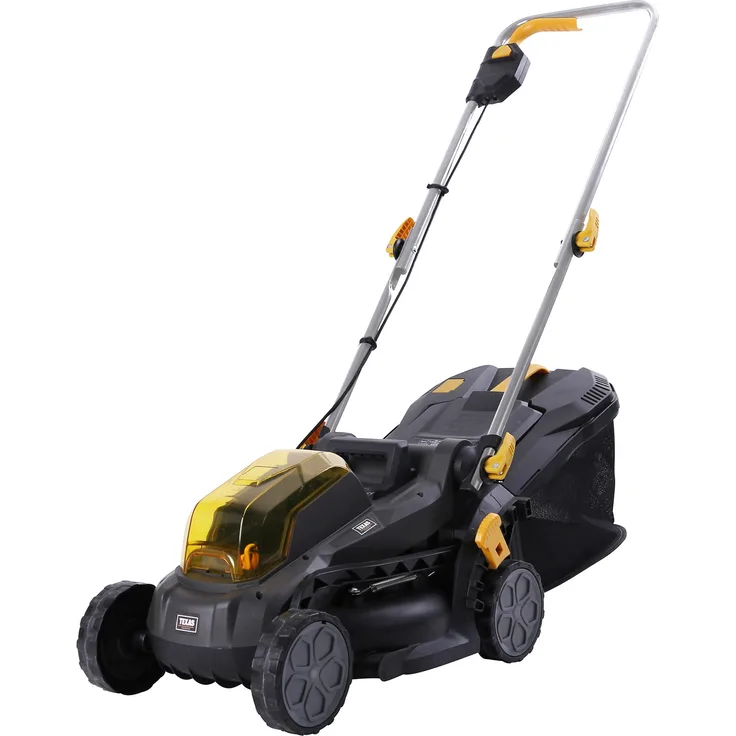 Texas Akku-Rasenmäher LMX2033, 33 cm Schnittbreite, inkl. 2 x 20 V-2,0 Ah Akku und Ladegerät, für Rasenflächen bis 250 m²