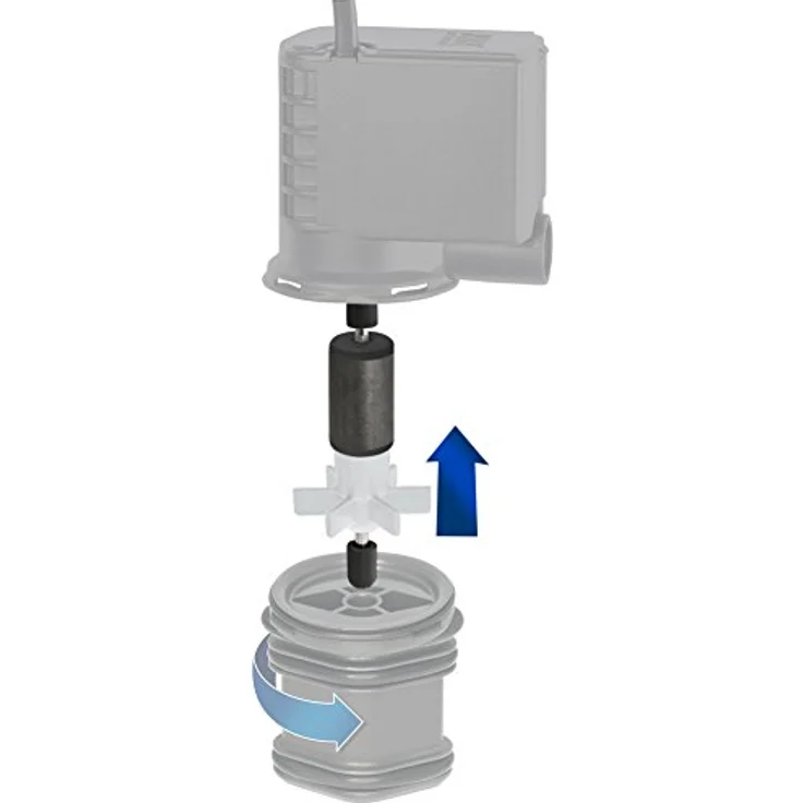 JUWEL AQUARIEN Eccoflow 600 Wasserpumpe, geräuscharm mit doppelt gelagertem Impeller-Set für effizienten Betrieb – Bild 3