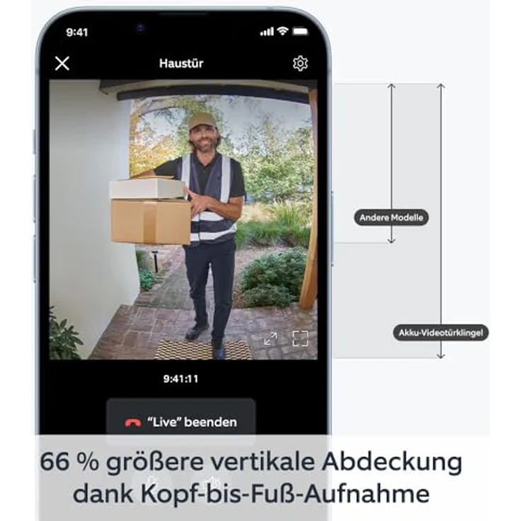 Ring Akku-Videotürklingel (Battery Video Doorbell) (2024) | WLAN-Sicherheitskamera, Selbstinstallation in 5 Minuten | mit eingebautem Akku I Privatsphäre-Einstellungen – Bild 3