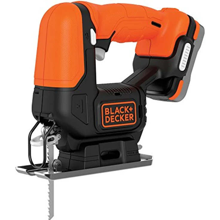 Black & Decker BDCJS12N Akku-Stichsäge (12 V, mit Sägeblasfunktion, hohe Laufruhe & vielseitig einsetzbar mit werkzeuglosem Sägeblattwechsel, inkl. 1 Holzsägeblatt, ohne Akku und USB-Ladekabel) – Bild 2