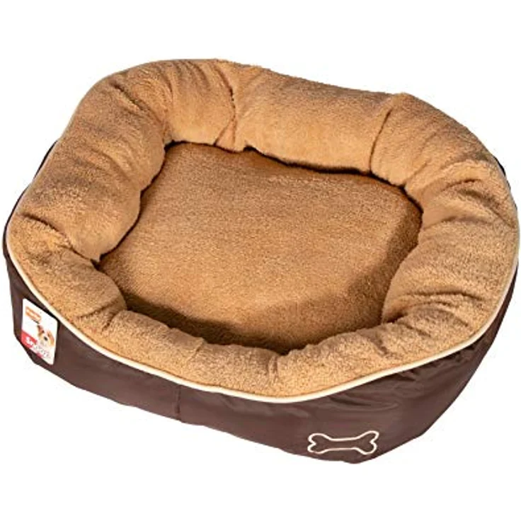 Karlie Bett Chipz, rund L: 63 cm B: 60 cm H: 20 cm beige – Bild 3