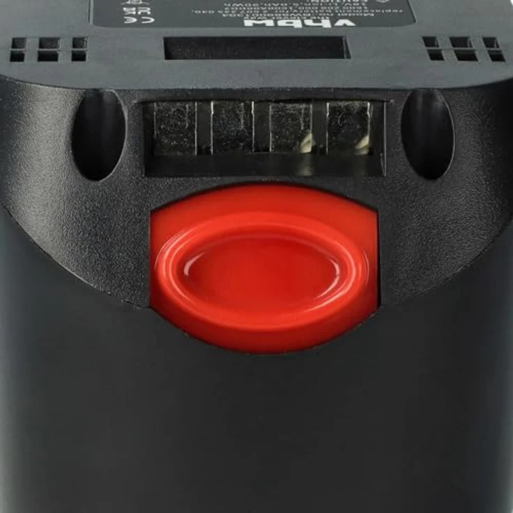 vhbw Akku kompatibel mit Bosch AHS 48/52 LI, AHS 55-20 LI, AHS 50-20 LI, AdvancedOrbit 18 Werkzeug, Akku-Gartengerät (5000 mAh, Li-Ion, 18 V) - schwarz/rot – Bild 7