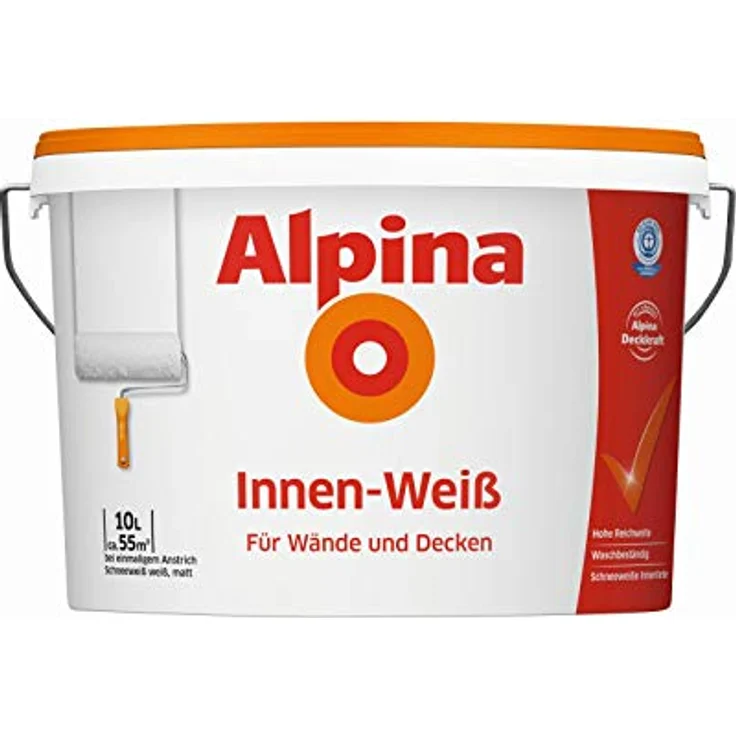 Alpina Innenweiß 10L weiß – Bild 4