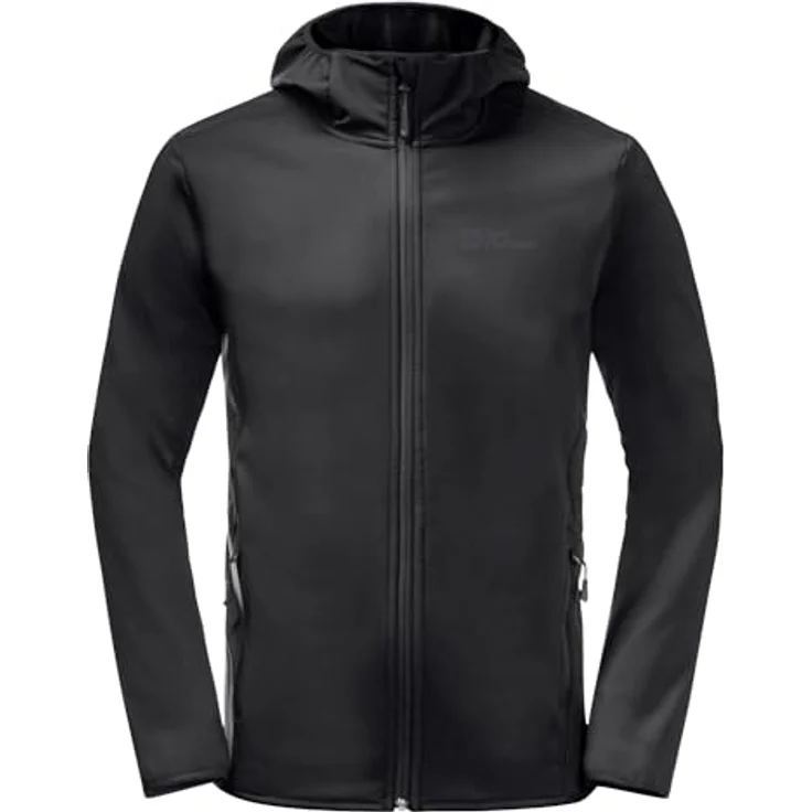 Jack Wolfskin Bornberg Hoody M, Softshelljacke für Herren, winddicht und wasserabweisend, Schwarz, XXL – Bild 9