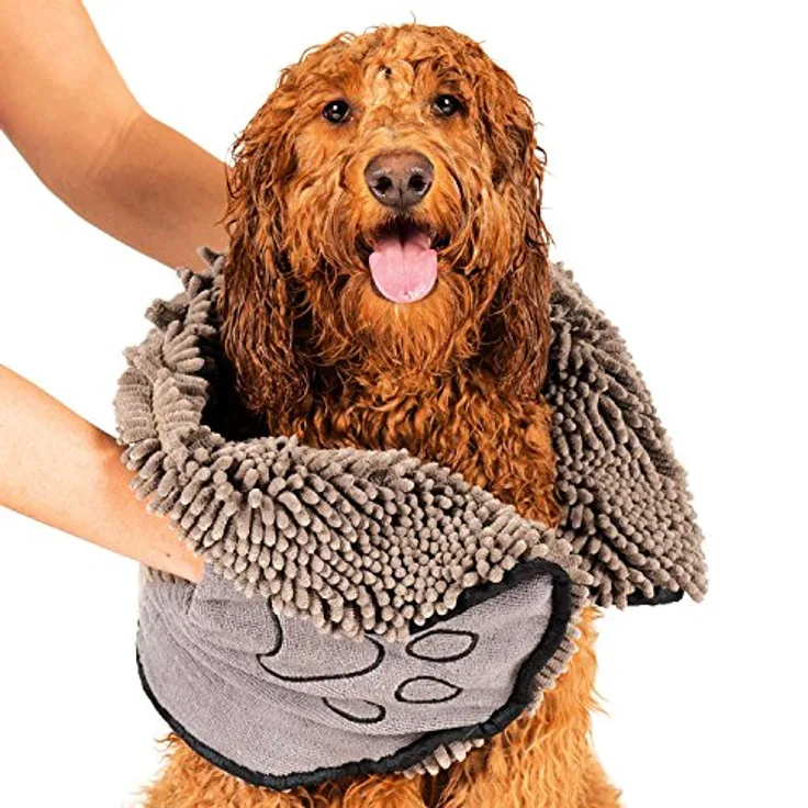 Wolters | Dirty Dog Shammy grau | 79 x 33cm