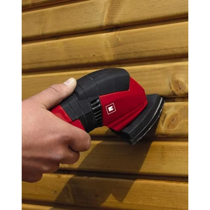 Einhell Deltaschleifer TC-DS 19 (190W, 20000 1-min Schwingzahl, ergonomischer Softgriff, Extreme Fix, Staubabsaugadapter, inkl. 3 Stück Schleifpapier) – Bild 4