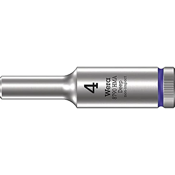 Wera Bit- und Steckschlüsselset 8790 HMA Deep, 1/4″ Steckschlüsseleinsatz mit Kugelfangrille und Take it easy Werkzeugfinder