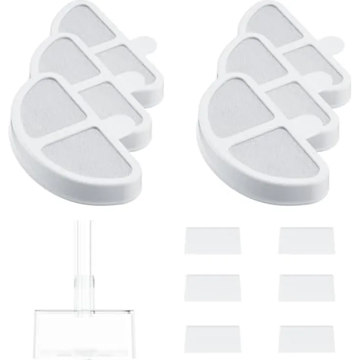 AstroPet 6 Stücke Trinkbrunnen Filter kompatibel für 2.5L Pisces Series Katzenbrunnen ADDF-002MV, ADDF-002PV (AAWF-002)