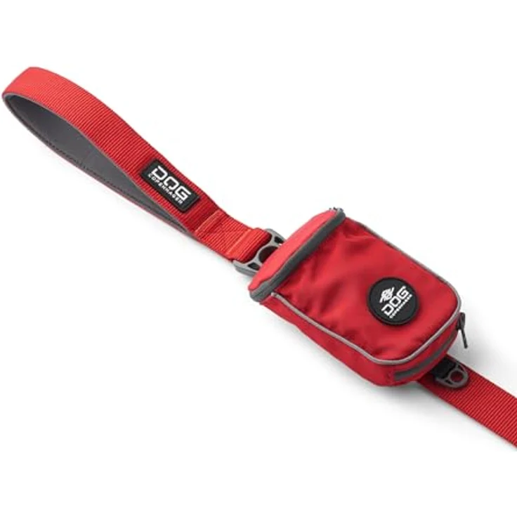 DOG Copenhagen Urban Trail 3.0 Leine, Classic Red, S - Vielseitige Hundeleine mit Pouch Organizer Tasche und 4 Verkehrsgriffen – Bild 4