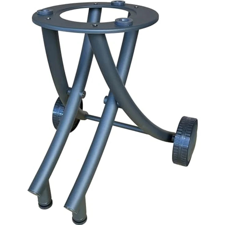 LotusGrill XL Gartengrill Set Limettengrün - Grillwagen mit Grillhaube XL aus Edelstahl, Pflaumenlila - Integriertes Thermometer und Sichtglaseinsatz – Bild 2