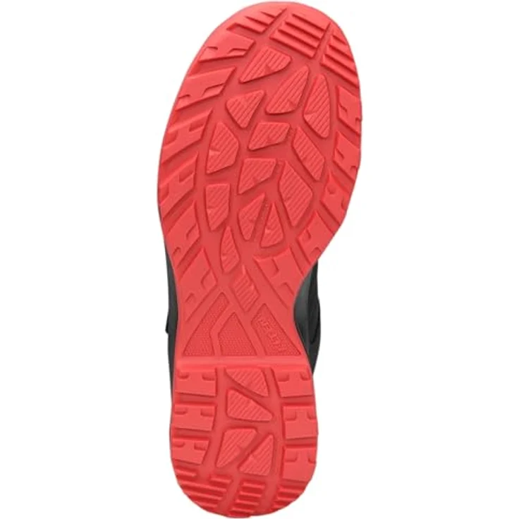 ELTEN Sicherheitsschuhe STEWART XXG PRO GTX, Sicherheitshalbschuhe S3 HI CI ESD, Nubukleder, schwarz-rot, Größe 43 – Bild 7