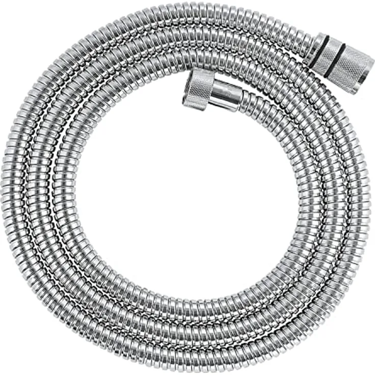 GROHE Vitalioflex - Metallbrauseschlauch (1750 mm, verstärkte Ausführung, knickfest, hitzebeständig), chrom, 22100000