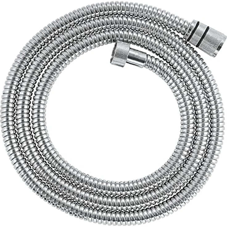GROHE Vitalioflex - Metallbrauseschlauch (1750 mm, verstärkte Ausführung, knickfest, hitzebeständig), chrom, 22100000 – Bild 1
