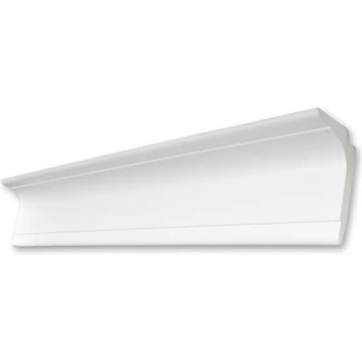 Decosa Lichtleiste L100 (Saskia), weiss, 60 x 100 mm, Innenecke - 4 Ecken - 8 Leisten à ca. 20 cm Laenge – Bild 4