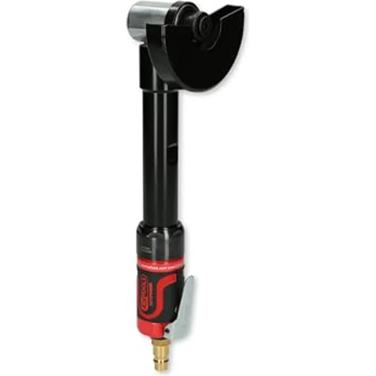 Ks Tools 1/4 SlimPOWER Mini-Druckluft-Stab-Trennschleifer, lang, vibrationsgedämpft, stufenlose Geschwindigkeitsregulierung, max. Betriebsdruck 6,3 bar – Bild 1