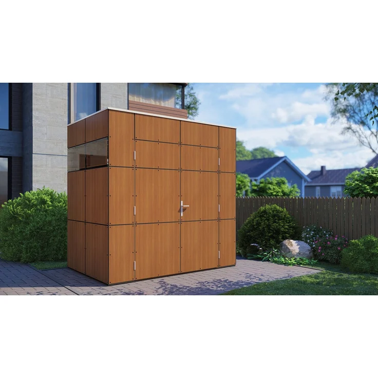 BERTILO Gartenhaus HPL Mini, witterungsbeständig und farbstabil, 231x165 cm, in verschiedenen Farben