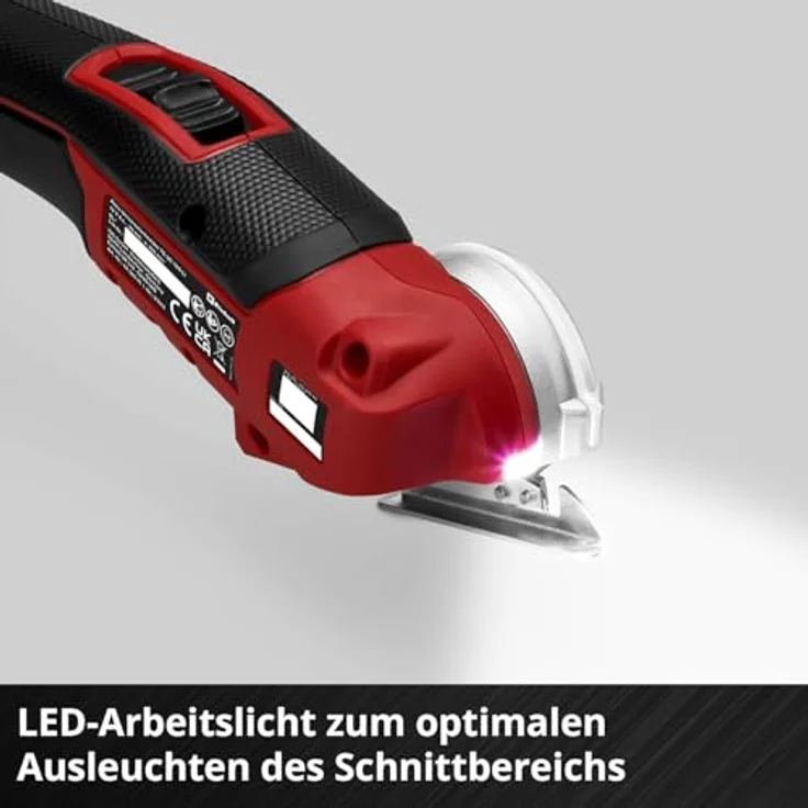 Einhell TE-UC 18/6 Li - Solo Akku-Universalschneider, 18V, selbstschärfende Klinge, LED-Licht, ergonomischer Handgriff – Bild 7