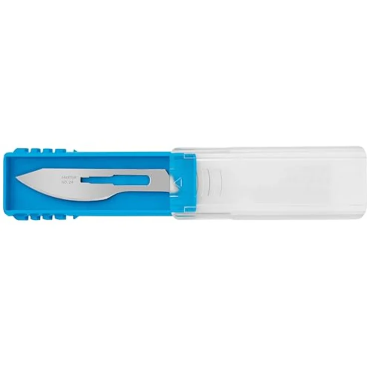 MARTOR Skalpellklingen Nr. 24, 10 x Ersatzklingen für Grafikmesser, 10,5 mm, scharf, 1-fach nutzbar – Bild 4