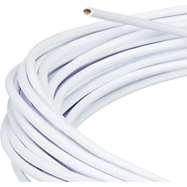 SLV Niedervolt-Seil, Kupfer/Kunststoff, weiß, 4mm², 20m für Tenseo Niedervolt-Seilsystem – Bild 2
