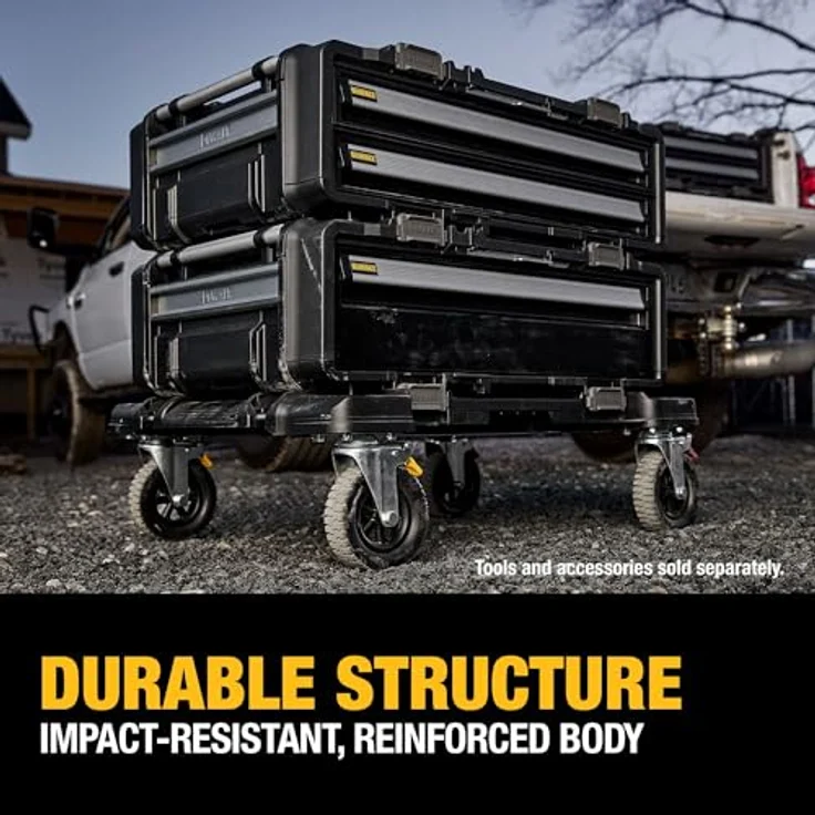 Dewalt ToughSystem dxl Modul mit zwei Schubladen, robuster Kunststoff-Korpus, kompatibel mit ToughSystem 1.0 und 2.0 – Bild 20