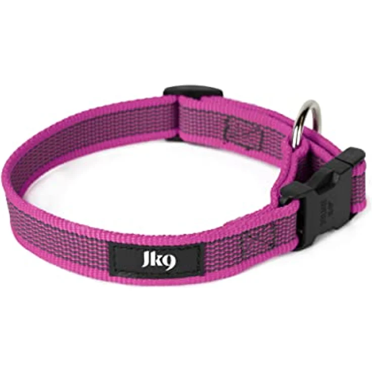 JULIUS-K9 220CG-PN Color & Gray Halsband, 20mm*27-42 cm, verstellbar, pink-grau – Bild 3