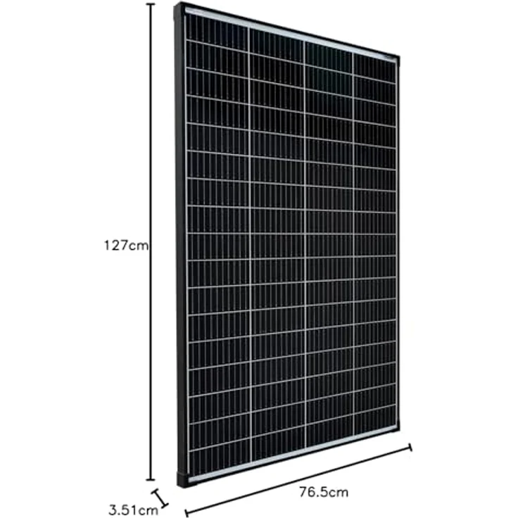 EnjoySolar Solarpanel enjoy solar® 180W 12V, monokristallines Solarmodul mit schwarzem Rahmen, 182mm PERC-Zellen, 23,1% Effizienz, IP67, TÜV-zertifiziert – Bild 6