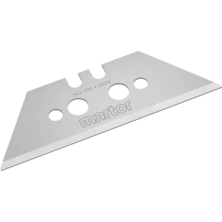 MARTOR 10 x TRAPEZKLINGE, Ersatzklingen Cuttermesser, Sicherheitsmesser, 19 mm, Scharf, Im Spender, 2-fach Nutzbar, NR. 199 – Bild 2
