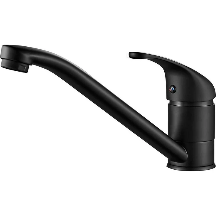 LuxusKollektion Küchenarmatur Wasserhahn Schwarz, 360° schwenkbar mit Hochleistungs-Keramikventil und massivem Messingkörper