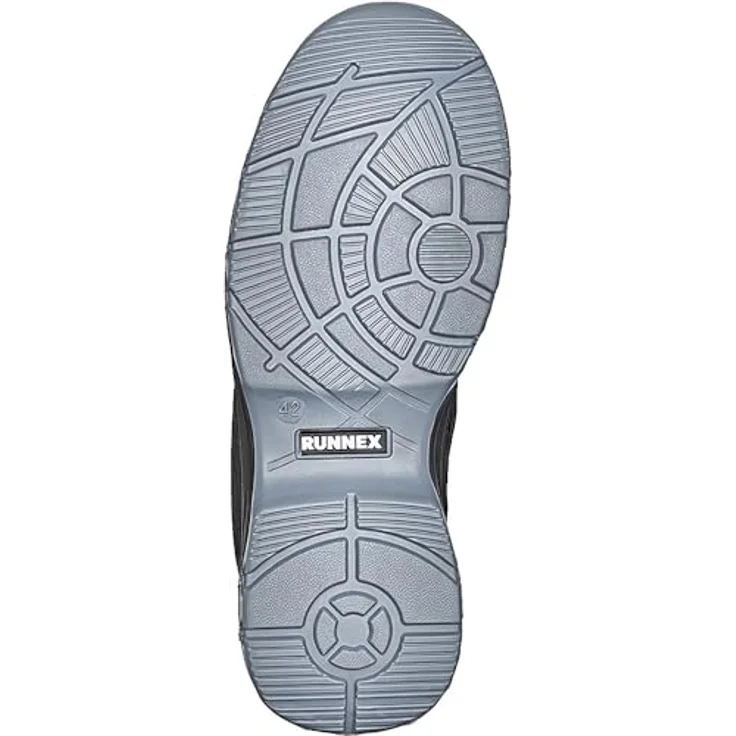Runnex Sicherheitsschuhe S1PS-ESD-Halbschuhe atop FlexStar, Schwarz/Grau, mit Atop-Schnellverschluss, Alu-Zehenschutzkappe und rutschhemmender Sohle – Bild 6