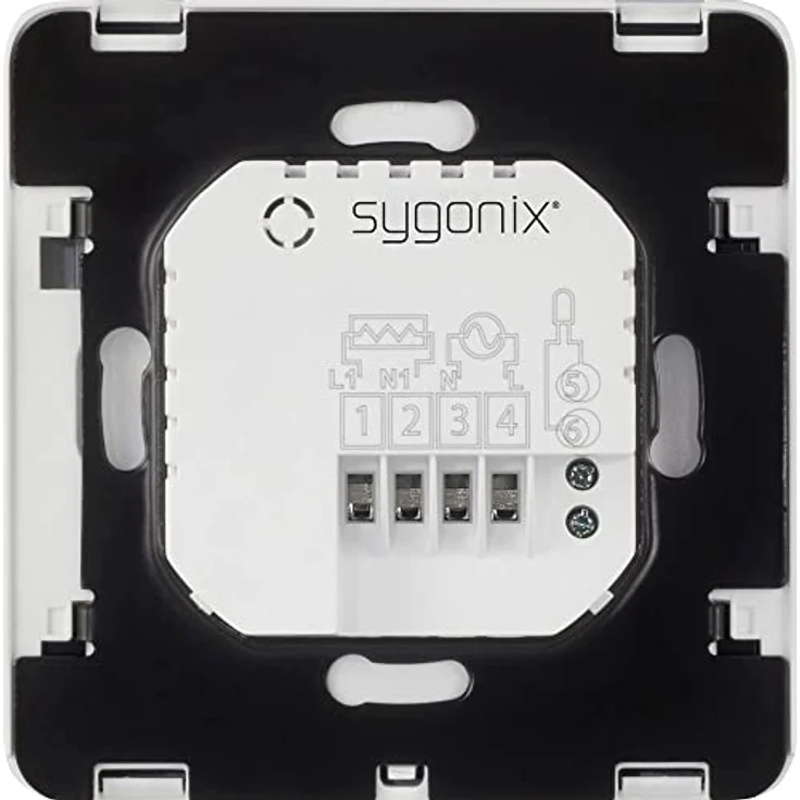 Sygonix SY-4961570 Touch 2 Raumthermostat, Unterputz mit Wochenprogramm und 62x62 mm blauem Touch-LC-Display – Bild 4
