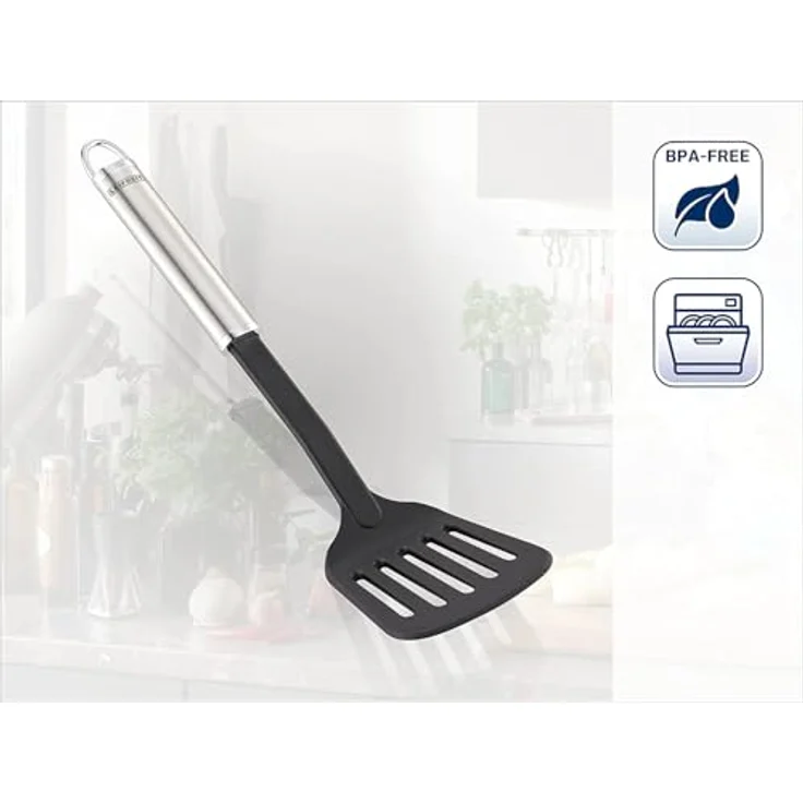 Leifheit Grillwender Grillschaber, Edelstahl, silber – Bild 3
