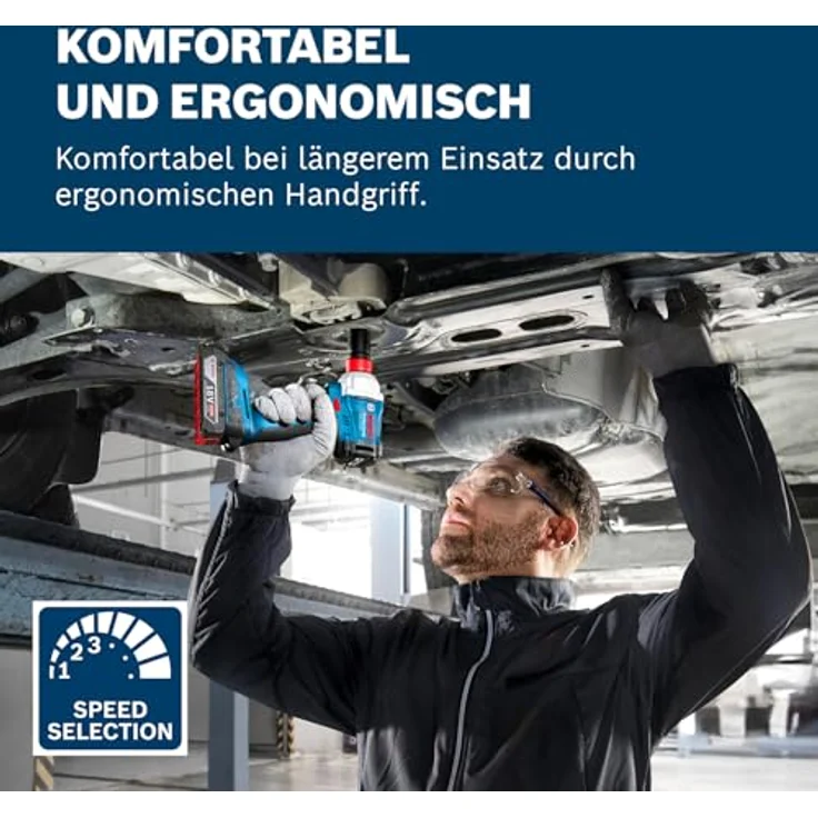 Bosch Professional 18V System Akku-Drehschlagschrauber GDX 18V-285 mit 285 Nm Drehmoment, ohne Adapter benötigt, blau – Bild 4