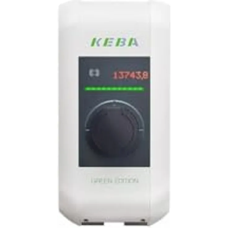 Keba Elektroauto Ladestation Wallbox, 22 kW, Typ 2, weiß