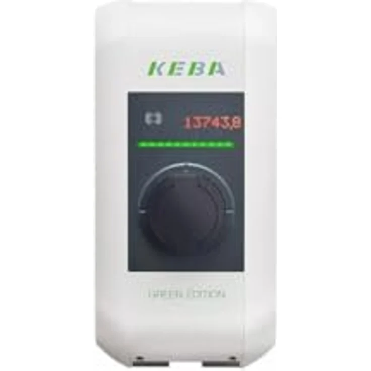Keba Elektroauto Ladestation Wallbox, 22 kW, Typ 2, weiß – Bild 1