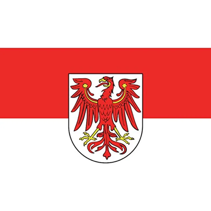 Talamex Brandenburg 20x30cm Gastlandflagge nautische Flagge