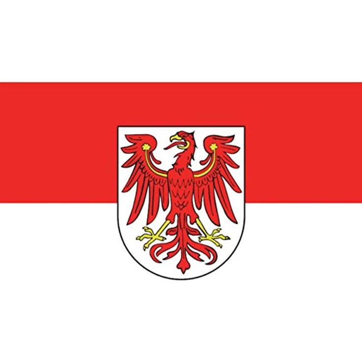 Talamex Brandenburg 20x30cm Gastlandflagge nautische Flagge – Bild 1