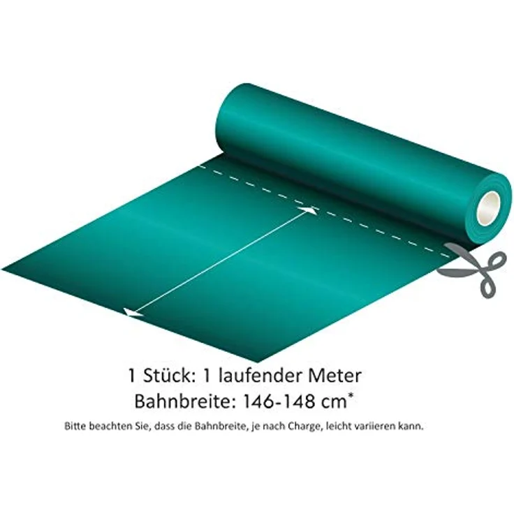 NOVELY® Oxford Big 600D | Waterproof | 1 lfm | Polyester 600D Stoff | Wasserdicht | Outdoor | PVC | Meterware | Extrem Reißfest | Robust 37 Dunkeltürkis Ocean – Bild 4