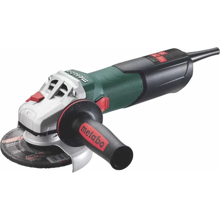 Metabo 6.00374.00 Winkelschleifer W 9-125 Quick 900-Watt, Schwarz, Grün