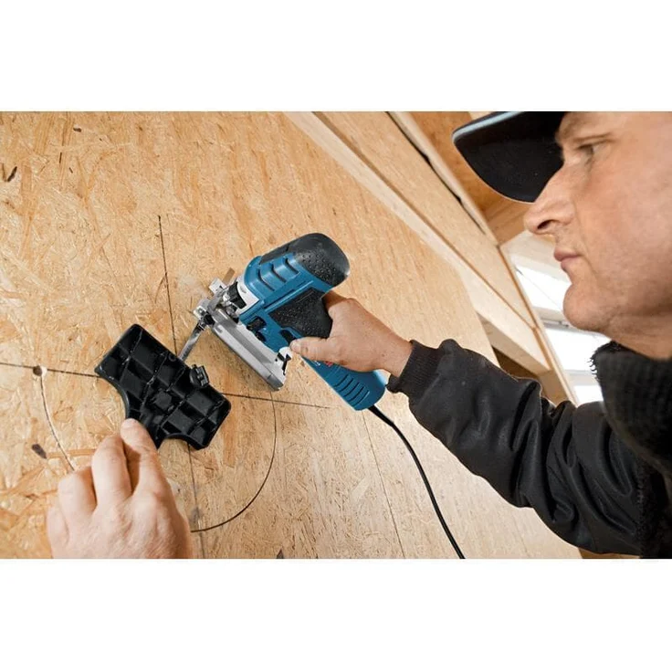 Bosch Professional Stichsäge GST 150 (780 Watt, Schnitttiefe Holz max: 150 mm, ohnne Schlauch, im Koffer) – Bild 5