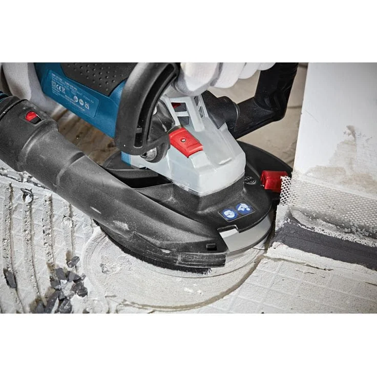 Bosch Professional Betonschleifer GBR 15 CAG (1.500 W Nennaufnahmeleistung, 9.300 min-1 Leerlaufdrehzahl, inkl. Diamanttopfscheibe 125 mm, 3 x Ersatzbürstenkranz, in L-Boxx) – Bild 5