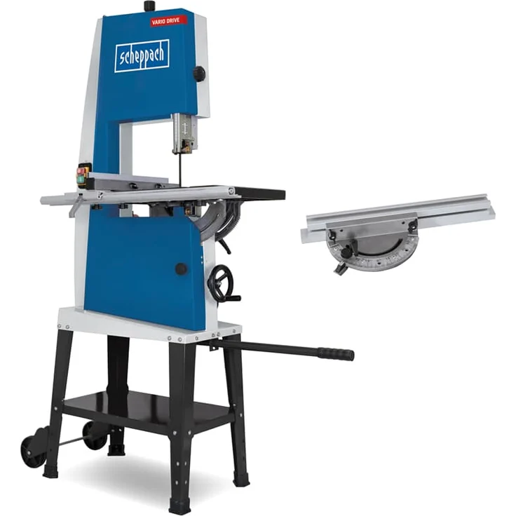 Scheppach Bandsäge BASA3-230V | 800W | Variable Geschwindigkeit | Durchlasshöhe 205mm | Durchlassbreite 306mm | Grauguss-Tisch | stufenlose Tischverstellung | inkl. Untergestell & Querschneidlehre – Bild 1