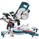 Bosch Kappsäge GCM 8 SJL inkl. Untergestell GTA 2600 Professional (0615990FV8) 312 mm horizontale Schnittkapazität 2-Punkt Staubabsaugung Tiefenanschlag
