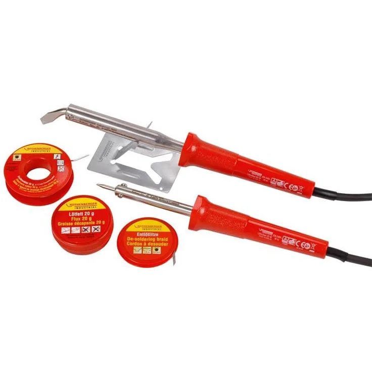 Rothenberger Industrial Industrial Profi Lötkolbenset 5 teilig im Koffer, 25 bis 80 W