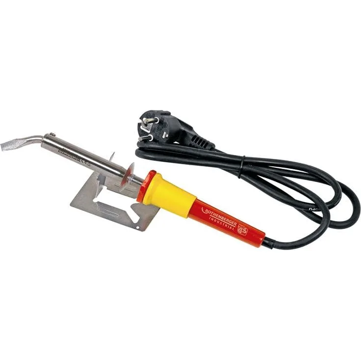 ROTHENBERGER Industrial Lötkolben, 100 W, inkl. Geräteauflage + CU-Spitze abgewinkelt-flach